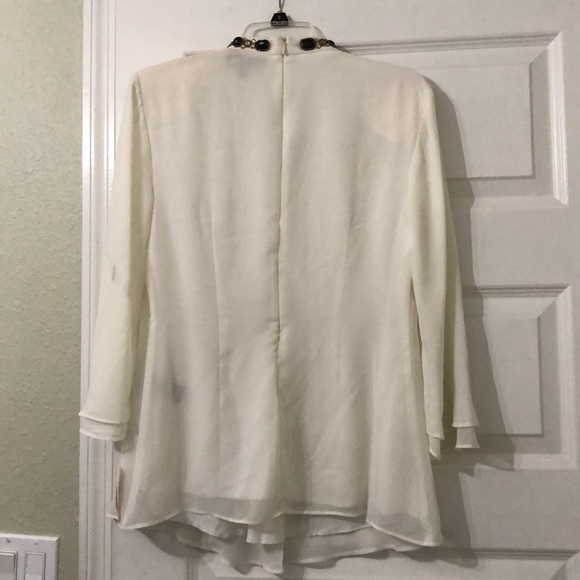 Embellished beige blouse - Picture 3 of 3